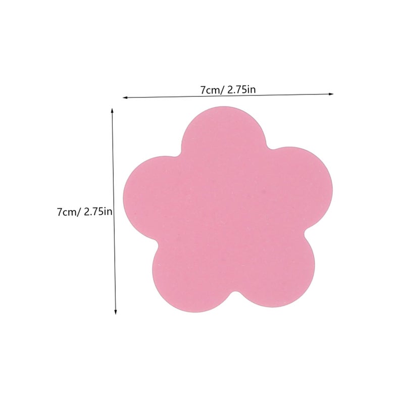 Fluorescent Plum Blossom Sticky Memo Pads Set of 16 Self Adhesive Tearable Index Tabs - Image 3