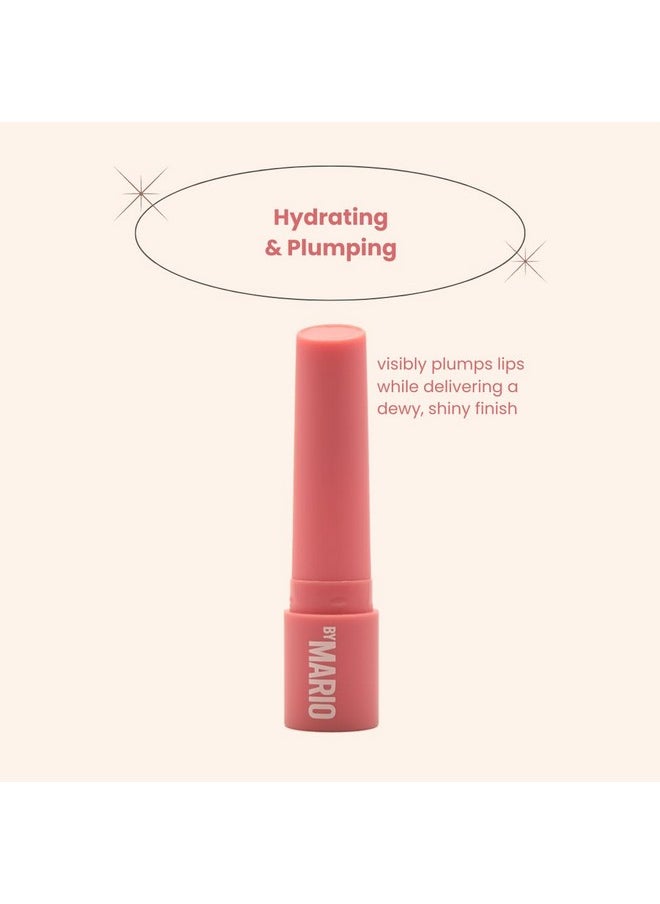 MAKEUP BY MARIO Moisture Glow Plumping Lip Serum Pink Glow Sheer Pale Pink  - Image 4
