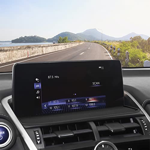 INTGET Dash Dashboard Mat for Lexus NX300 NX300h NX200 Accessories 2018 2019 2020 2021 Premium Custom Interior Non-Slip Anti Dust Dashboard Insert Liner Pad Rubber Mat (Black) - Image 3