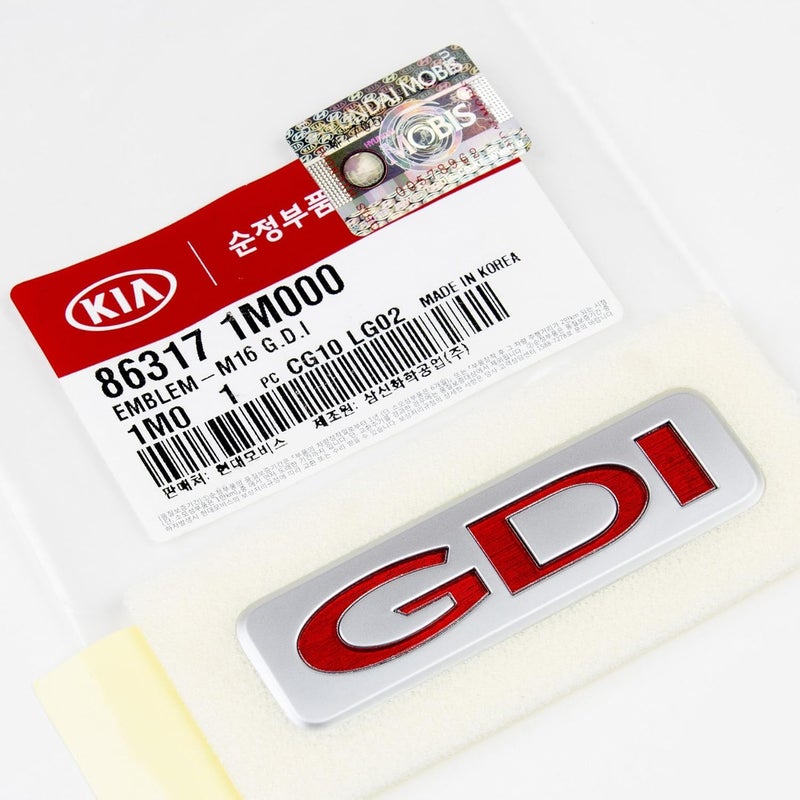 KIA Genuine OEM Kia Cerato Forte Koup GDI Logo Emblem Tailgate Trunk 86317-1M000 - Image 5