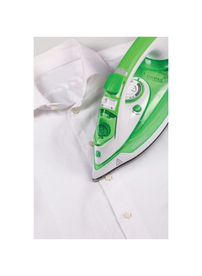 Kenwood Steam Iron, 2600W, 350 ml Tank, White & Green, STP76.000WG 350 ml 2600 W STP76.000WG White & Green - Image 3