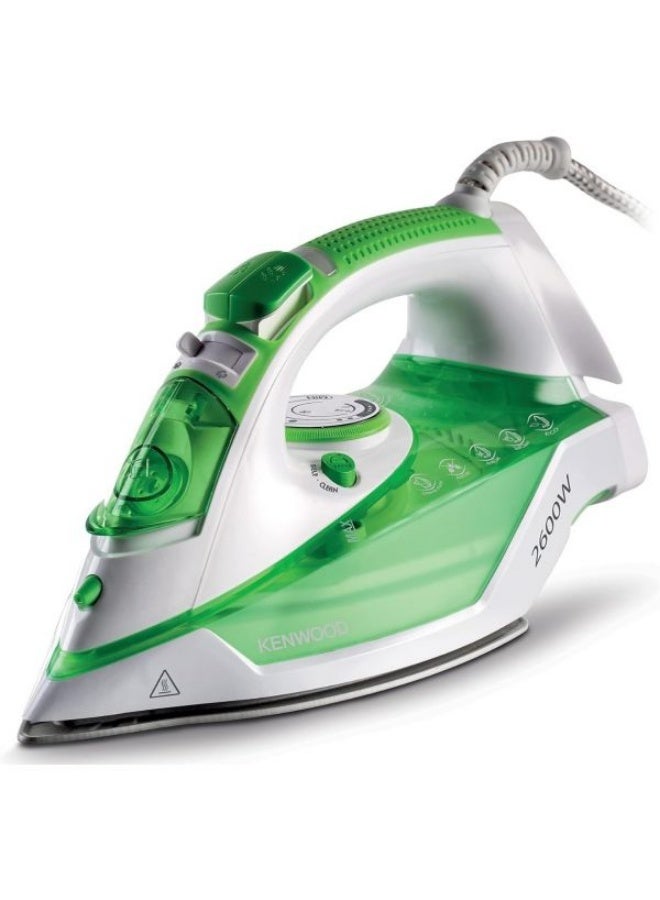 Kenwood Steam Iron, 2600W, 350 ml Tank, White & Green, STP76.000WG 350 ml 2600 W STP76.000WG White & Green - Image 1