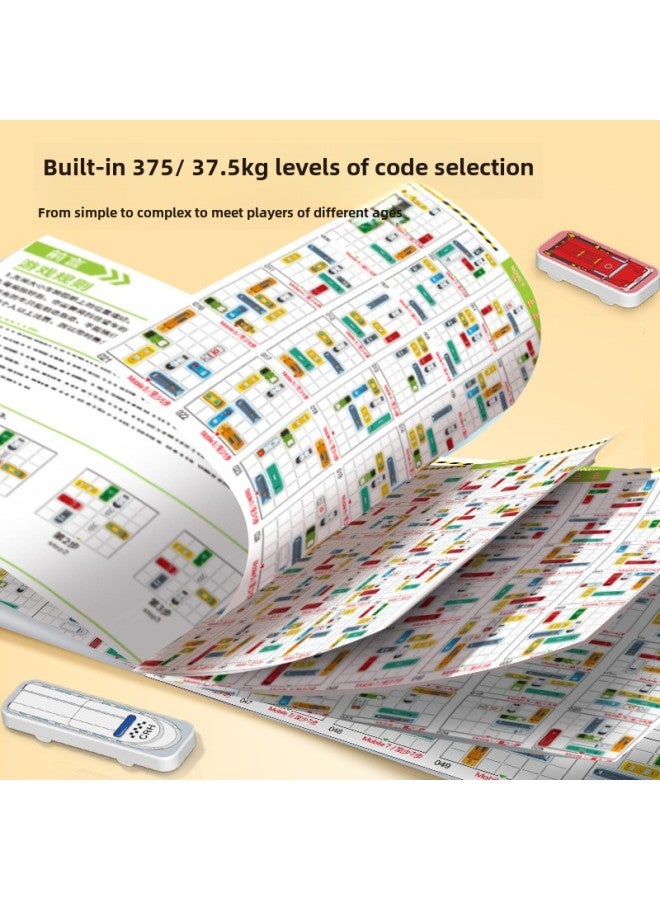 Puzzle Moving Car Depot Magnetic Suction Car Huarong Road Sliding Puzzle Digital Children's Thinking Training Customs Toys-Color:Non-magnetic Model-maze Huarong Road 22 Cars [750 Levels]-Specifications:Mail Order Box  - Image 5