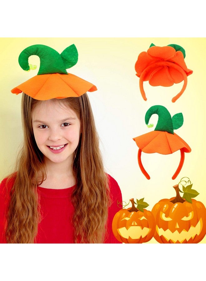 Farochy Halloween Headband Pumpkin Hat Headbands - Farochy Halloween Pumpkin Headband Pumpkin Headwear Pumpkin Headdress - Image 5