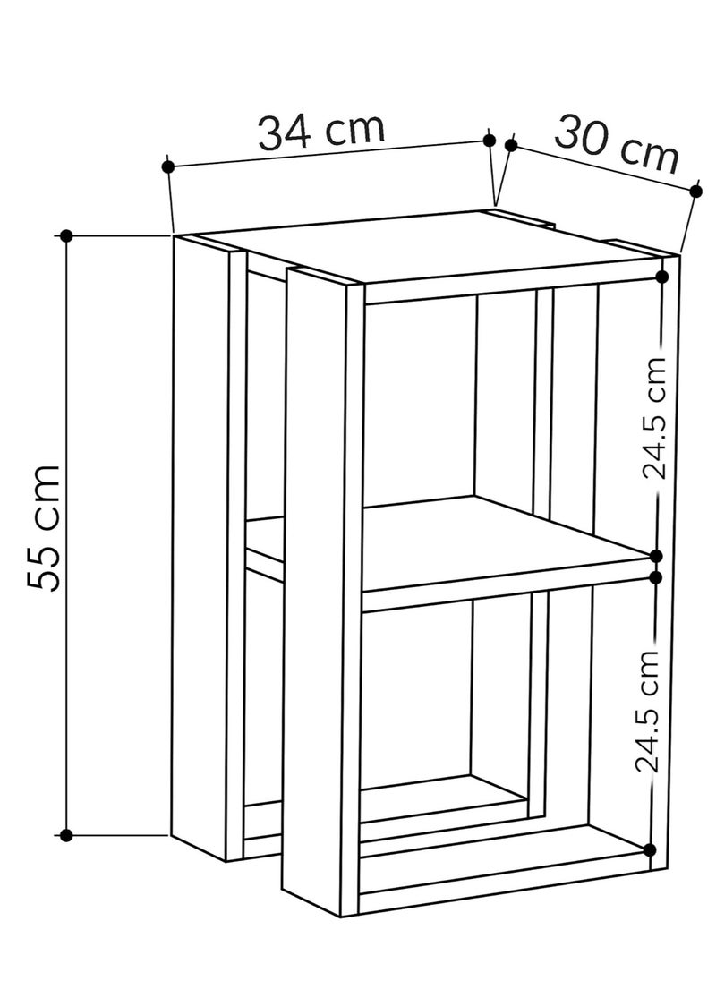 MODERN HOME - End Table for living room and bed room 30×30×55 cm - Image 1