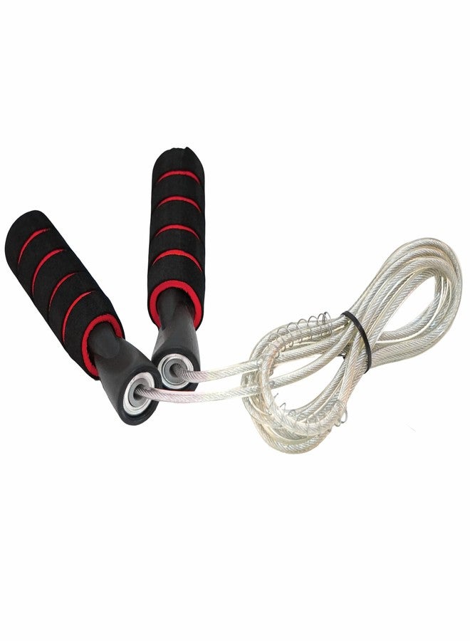 GURU Skipping Rope, Red Wired Adjustable Jumping Rope For Men & Women & For Kids Ideal For Gym/Exercise Rope For Workout - Image 2