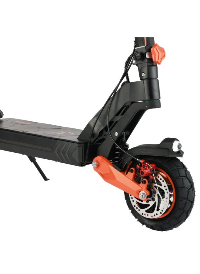 Kugoo F3 Pro Foldable Electric Scooter for Adults, 54V/15.6Ah Battery, Range 35–45km, Max Speed 45km/h, Orange - Image 3