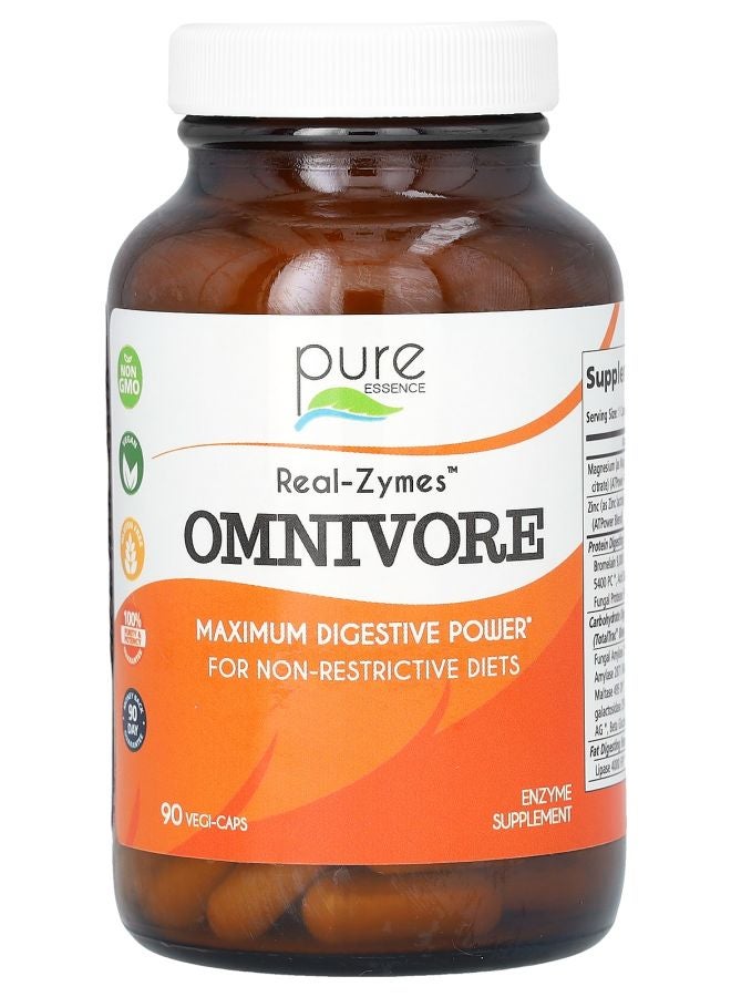 Real-Zymes Omnivore 90 Vegi-Caps
