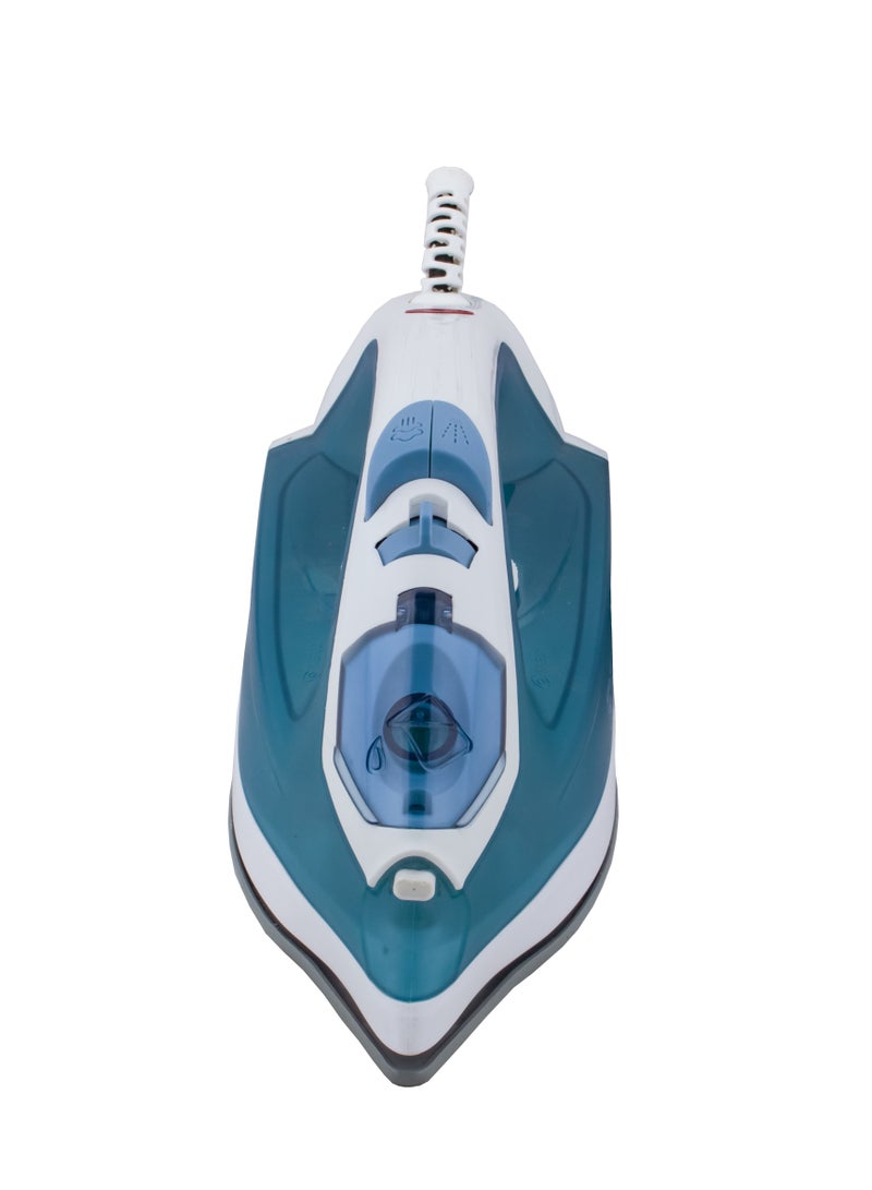بنجوين Steam iron 2000WATT with ceramic soleplate PI-2000W-BB Italian Components baby blue 0.5 L 2000 W PI-2000W-BB Multicolour - Image 4