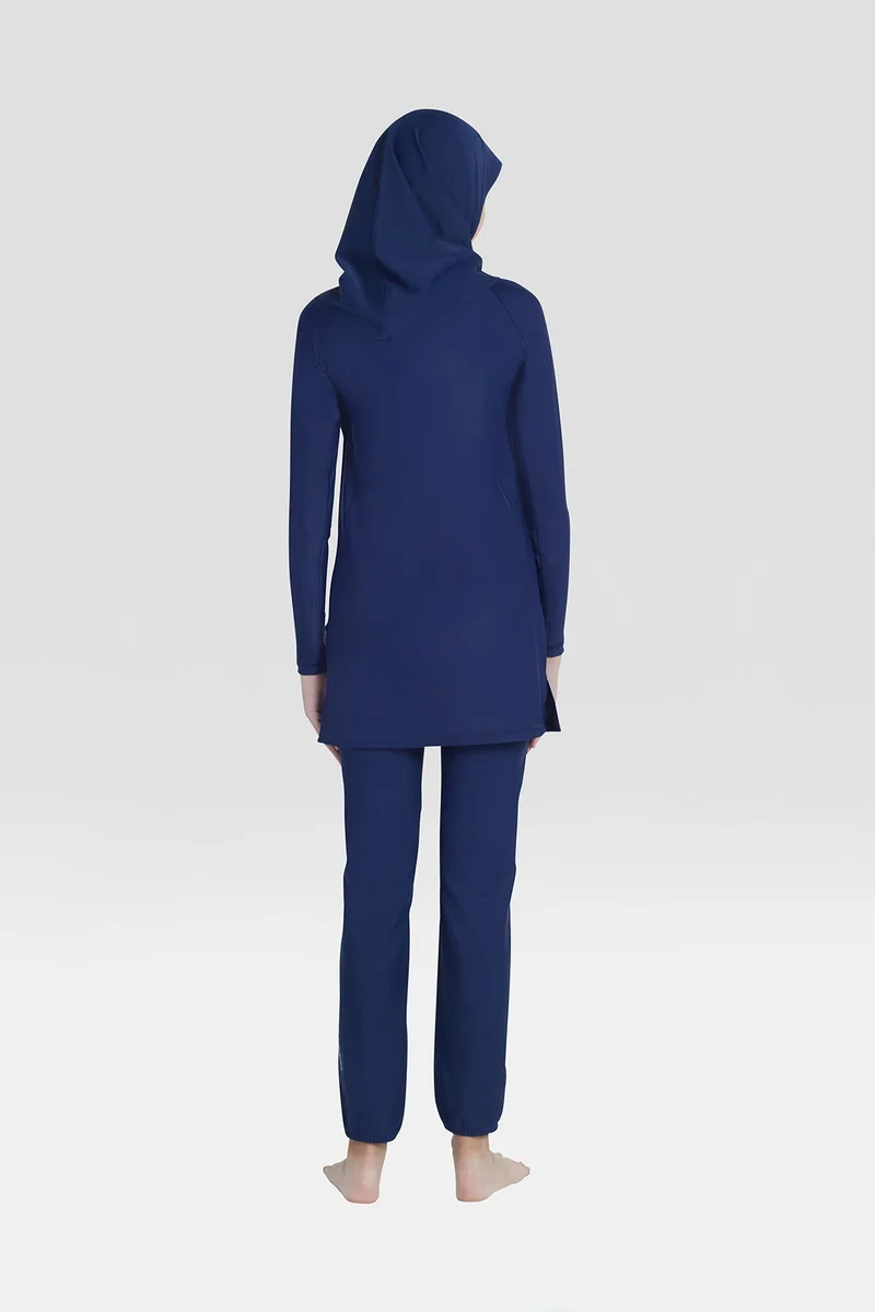 COEGA SUNWEAR  COEGA Girls Youth COEGA Modest 3pc Swim Set - Navy for Kids | Best Price UAE