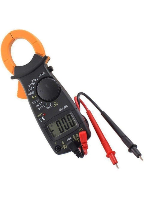 Smitex Digital NonContact Clamp Meter ACDC Current Voltage Temperature Tester Full Protection Design LCD Display Detection Voltage Multi Meter Current OHM Tester