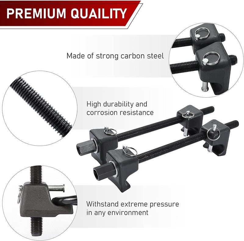 Keaa Strut Spring Compressor 2pc Heavy Duty Coil Spring Compressor Strut Remover Installer Tool, 13/16in Socket 1/2in Drive - Image 3