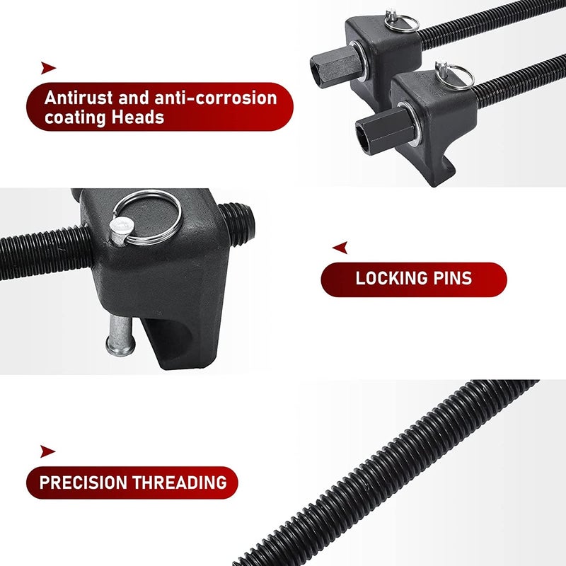 Keaa Strut Spring Compressor 2pc Heavy Duty Coil Spring Compressor Strut Remover Installer Tool, 13/16in Socket 1/2in Drive - Image 5