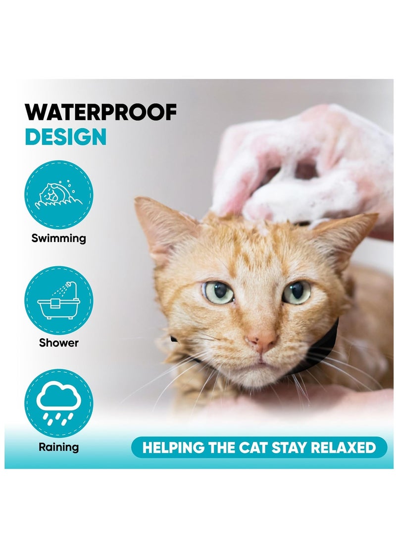 Furtey 4 Pack Calming Cat Collars Adjustable Cat Soothing Collar 30 Days Long Lasting Effect Cat Collar Calming Stress Relief Pet Calming Collar for Cats Suitable for Small Medium Large Cats - Image 4