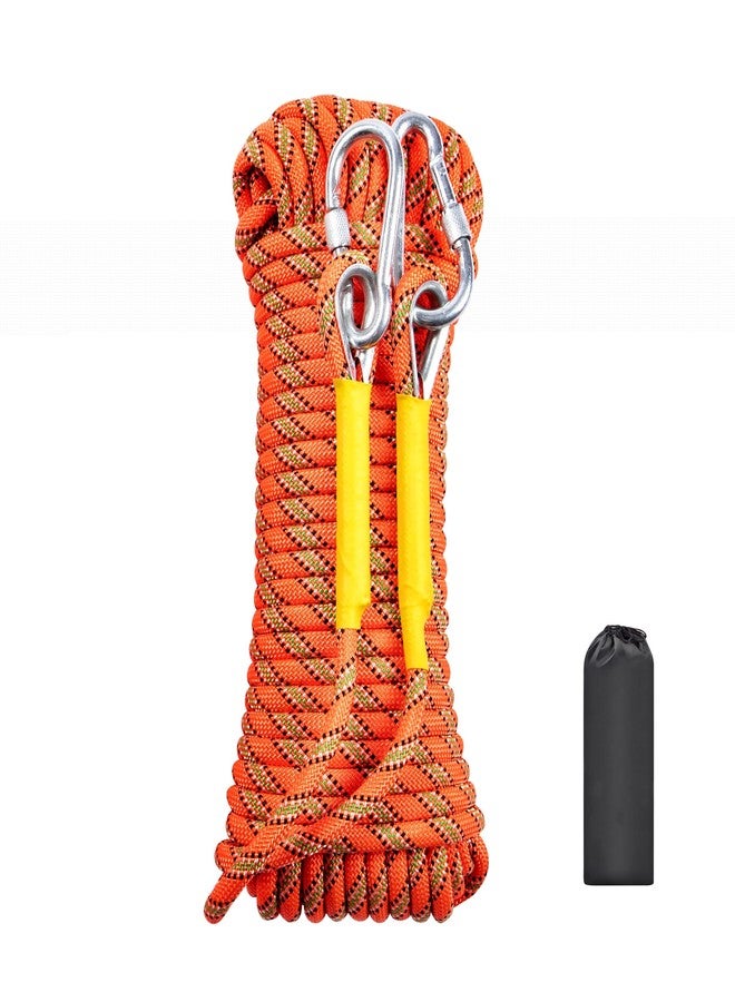 WGOS Climbing Rope, Dynamic Rock Climbing Rope, Braided Polyester Arborist Rigging Rope, Escape Equipment in 32ft/64ft/96ft/160ft/230ft/500ft/985ft with Carry Bag (64ft/20m) - Image 1