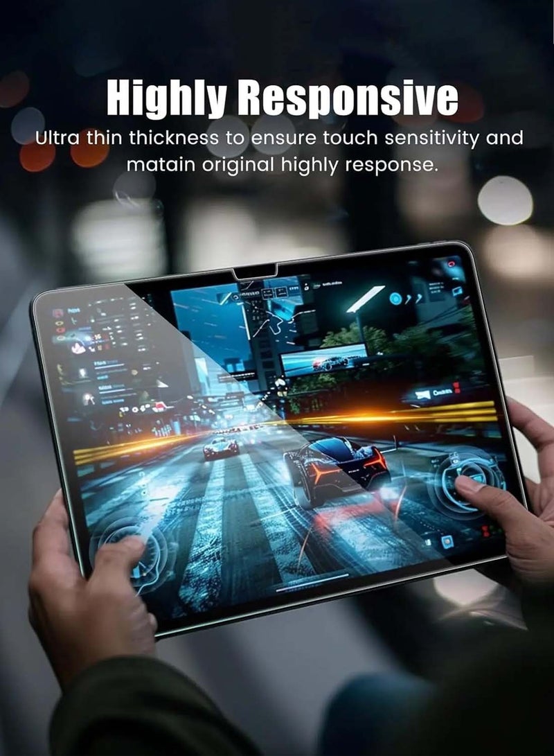 Wtech Apple iPad Air 2025 (7th Generation) M3 13 inch 9H Ultra HD Tempered Glass Screen Protector (TSG9CN) - Clear - Image 5