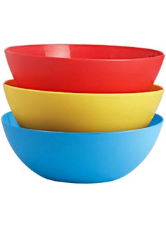 Kuber Industries Kuber Industries Plastic Microwave Safe Mixing Bowl Set (1500 ml, Multicolour, CTKTC034750) - 3 Pieces  - Image 1