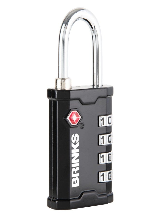 Brinks 1-5/8in (40mm) Luggage HD TSA 4-Dial Resettable Padlock - Image 1