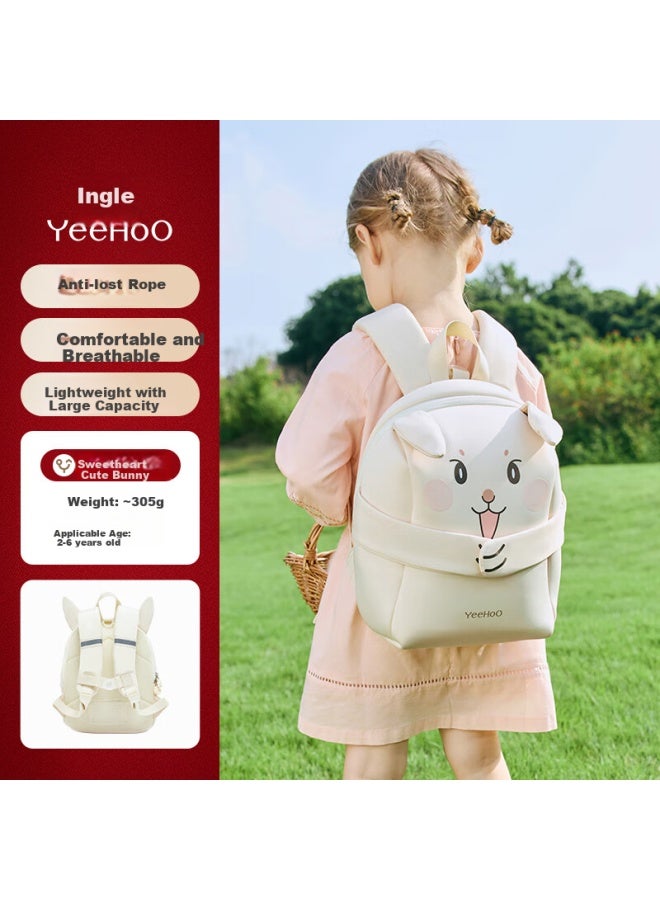 Yeehoo Kindergarten Backpack For Girls, Children's Backpack, Elementary School Student Backpack, Lightweight Outdoor Cartoon Fashionable Double Shoulder Bag - Image 1