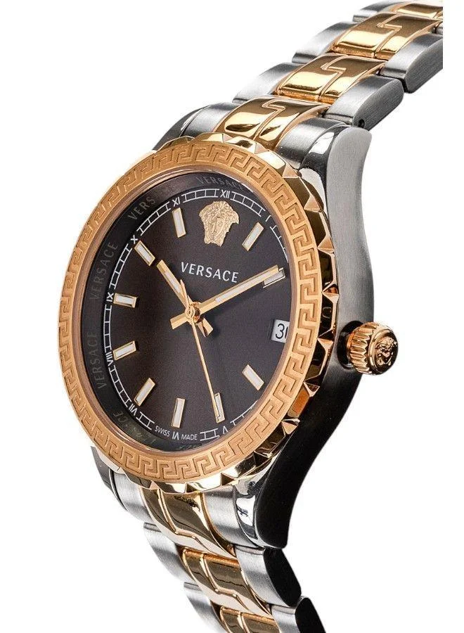 VERSACE Hellenyium GMT Brown Dial Watch