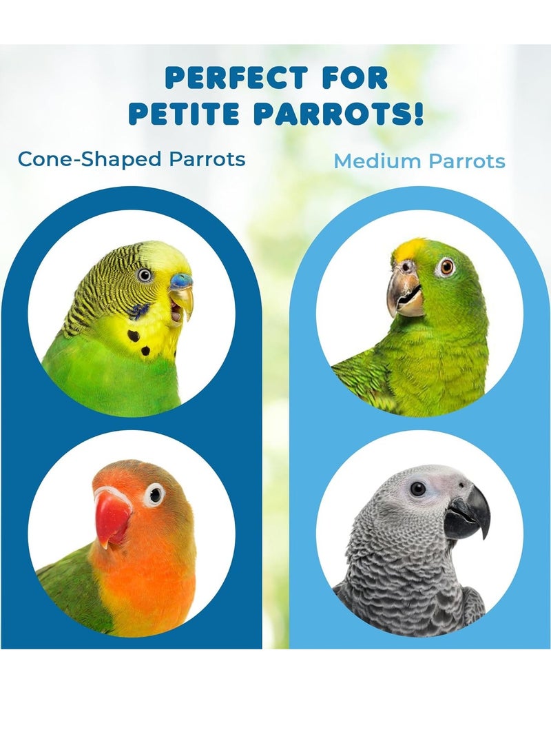 Next Vogue Set of 3 Natural Wood Parrot Toys - Ideal for Small & Medium Parrots. Safe & Durable Chew Toys Promote Mental Stimulation & Beak Health. Handcrafted Bird Toys for Enriching Playtime - Image 5