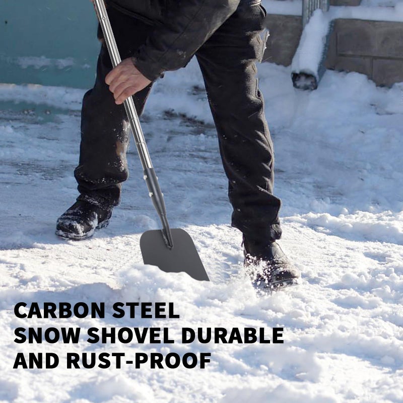 BARAYSTUS Flat Shovel with Adjustable Handle, 59 in Floor Scraper, Ice Scraper, Garden Cleaning Scraper, Ice Chopper, Snow Shovel, Multifunctional Weed Remover Tool for Walkway Driveway - Image 3