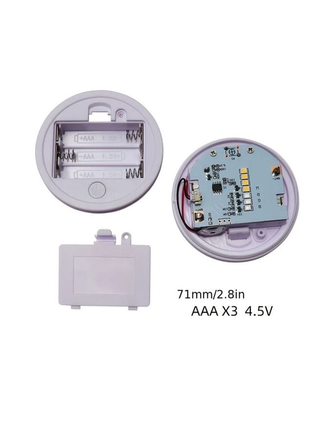 Battery Box Base With Glowing Cover Switch For 3 AAA 1 5V White Batteries - Image 2