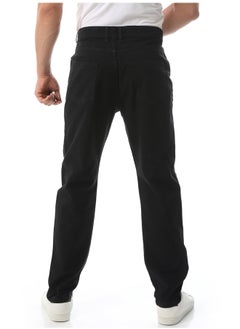 Andora Straight Leg Gabardine Pants_Black  - Image 4