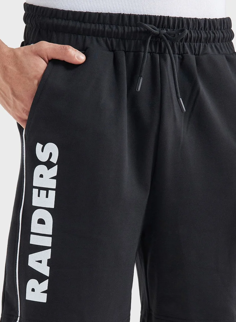 FAV Las Vegas Raiders Print Shorts