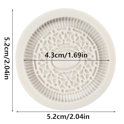 FCKEMLDS Cookie Chocolate Silicone Molds Cookie Fondant Candy Mold Biscuit Cake Molds for Cake Decoration Cupcake Topper Sugar Craft Polymer Clay Gum Paste - Image 2