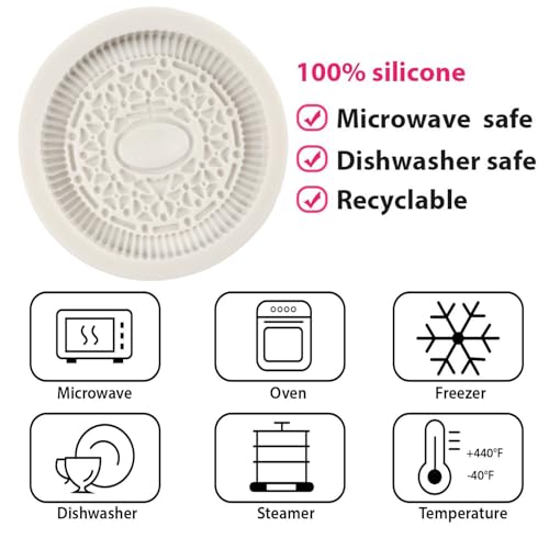 FCKEMLDS Cookie Chocolate Silicone Molds Cookie Fondant Candy Mold Biscuit Cake Molds for Cake Decoration Cupcake Topper Sugar Craft Polymer Clay Gum Paste - Image 3