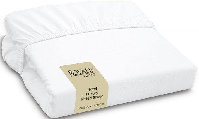 FITTED SHEET FULL ULTRA SOFT 1800 BRUSHED MICROFIBER HOTEL LUXURY BOTTOM SHEETS WRINKLE FREE FADE RESISTANT DEEP POCKET FITTED SHEET ONLY FULL WHITE