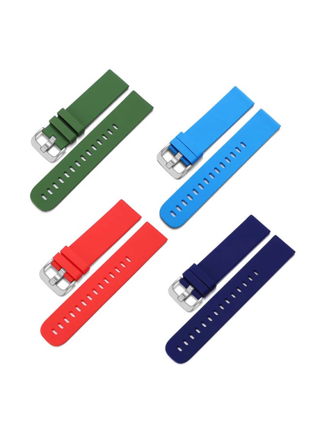Mm/22mm Universal Interface Silicone Strap For Huawei Samsung Watch Quick Release Raw Ears - Image 5