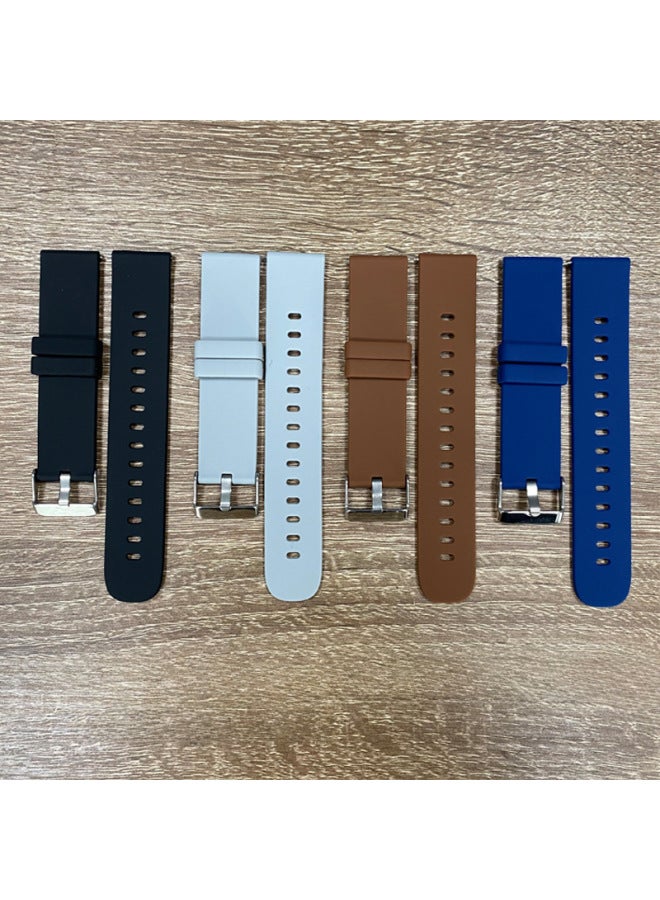 Mm/22mm Universal Interface Silicone Strap For Huawei Samsung Watch Quick Release Raw Ears - Image 4