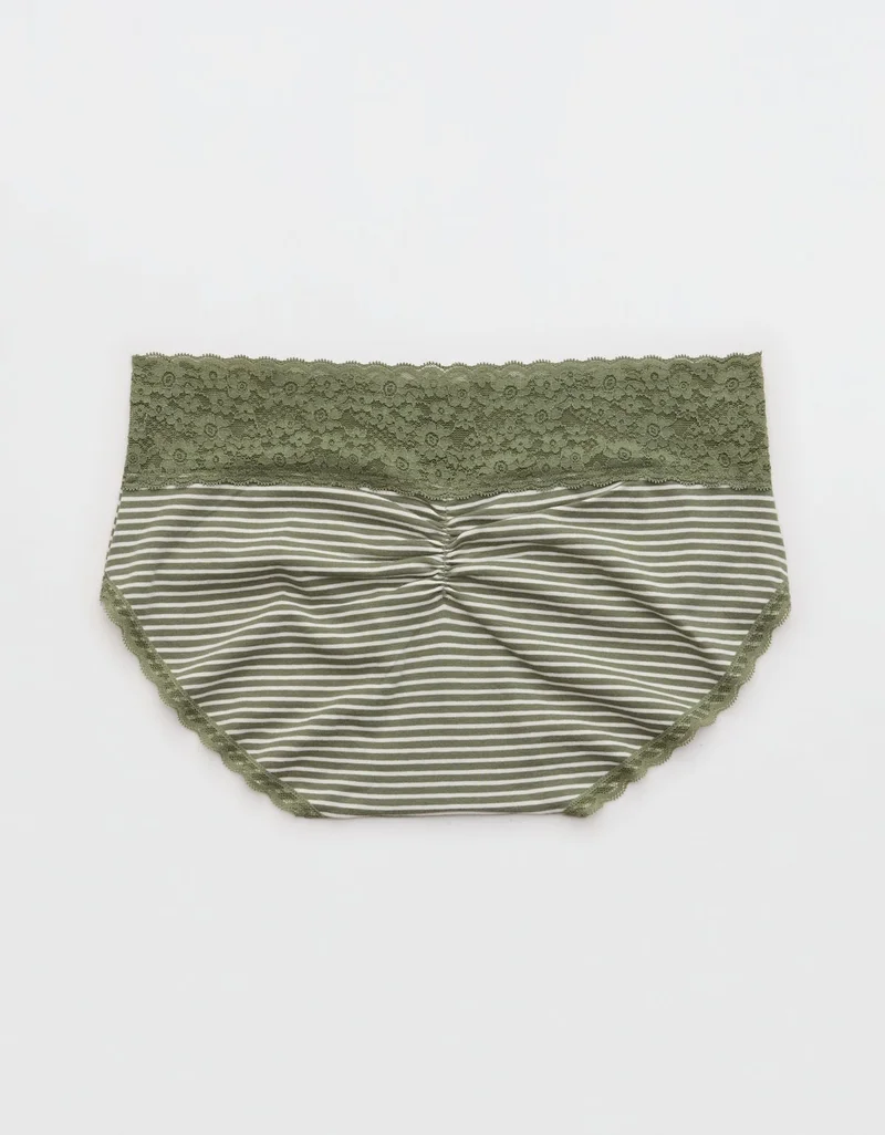 Aerie  Superchill Vintage Lace Cotton Boybrief Underwear for Women | Best Price UAE