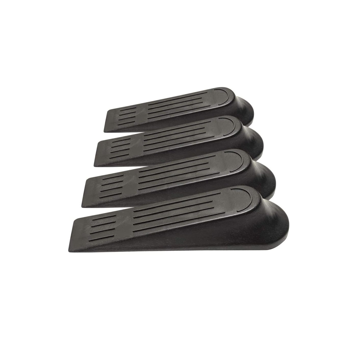 Door Stopper Set, Flexible Door Stopper Rubber Home Premium Smart Stackable Slip-Resistant Heavy Duty Design Non-Toxic Odorless Doorstops Work on All Surfaces, Carpet Floors