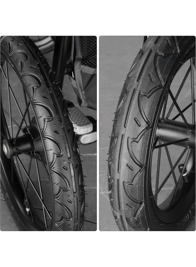 RUTU Front 12.5"x1.75/2.125/2.25 & Rear 16''*1.75/2.125(2 Set) Tire and Tube Fit for BoB Revolution SE/Pro/Flex and Duallie - Image 4