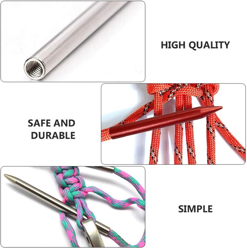 كلاراكو 1 إبرة حياكة باراكورد، إبرة نسج الجلود FID، أداة إبرة الخياطة، إبرة الدانتيل، مجموعة الحياكة، إبرة تنعيم الخياطة، أعمال النسيج، ملحقات الطيران المصنوعة من الألومنيوم - Image 2