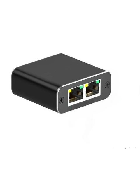 موزع كيبل 1000 ميجابت في الثانية من 1 إلى 2 – مقسم إنترنت متوافق مع كابلات Cat5 وCat5e وCat6 وCat7