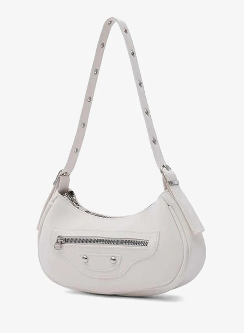Shule Bags  Sandy 90's Retro Baget Bag Vanilla. for Women | Best Price UAE