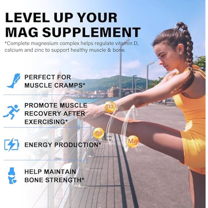 EnvyCure Magnesium Complex Supplement 8 Forms, 500mg Magnesium Glycinate, Malate, Citrate, High Absorption Mg for Calm, Sleep, Mood & Healthy Muscle, Pack of 2, Total 120 Vegan Capsules - Image 4