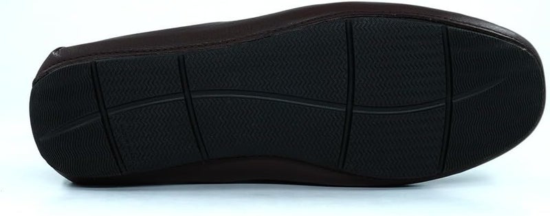 Hush Puppies أحذية سليب أون جلدية بلون القهوة الداكنة - Image 4