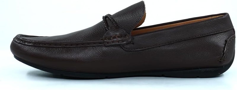 Hush Puppies أحذية سليب أون جلدية بلون القهوة الداكنة - Image 3