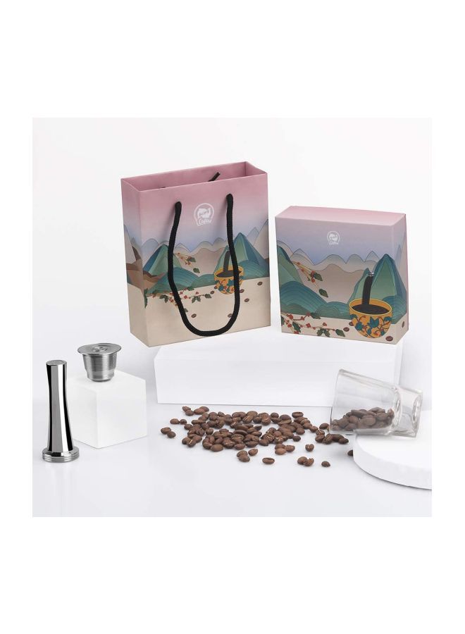 نيبمينينت أداة لكبسولات قهوة من الستانلس ستيل قابلة لإعادة التعبئة فضي 15.0x12.5x5.0سنتيمتر - Image 3