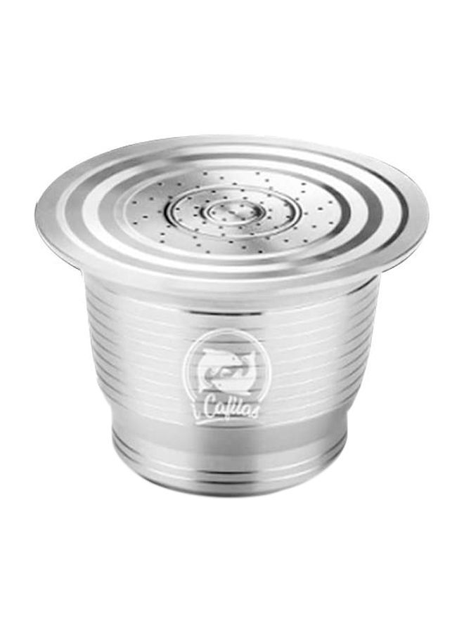 نيبمينينت أداة لكبسولات قهوة من الستانلس ستيل قابلة لإعادة التعبئة فضي 15.0x12.5x5.0سنتيمتر - Image 1