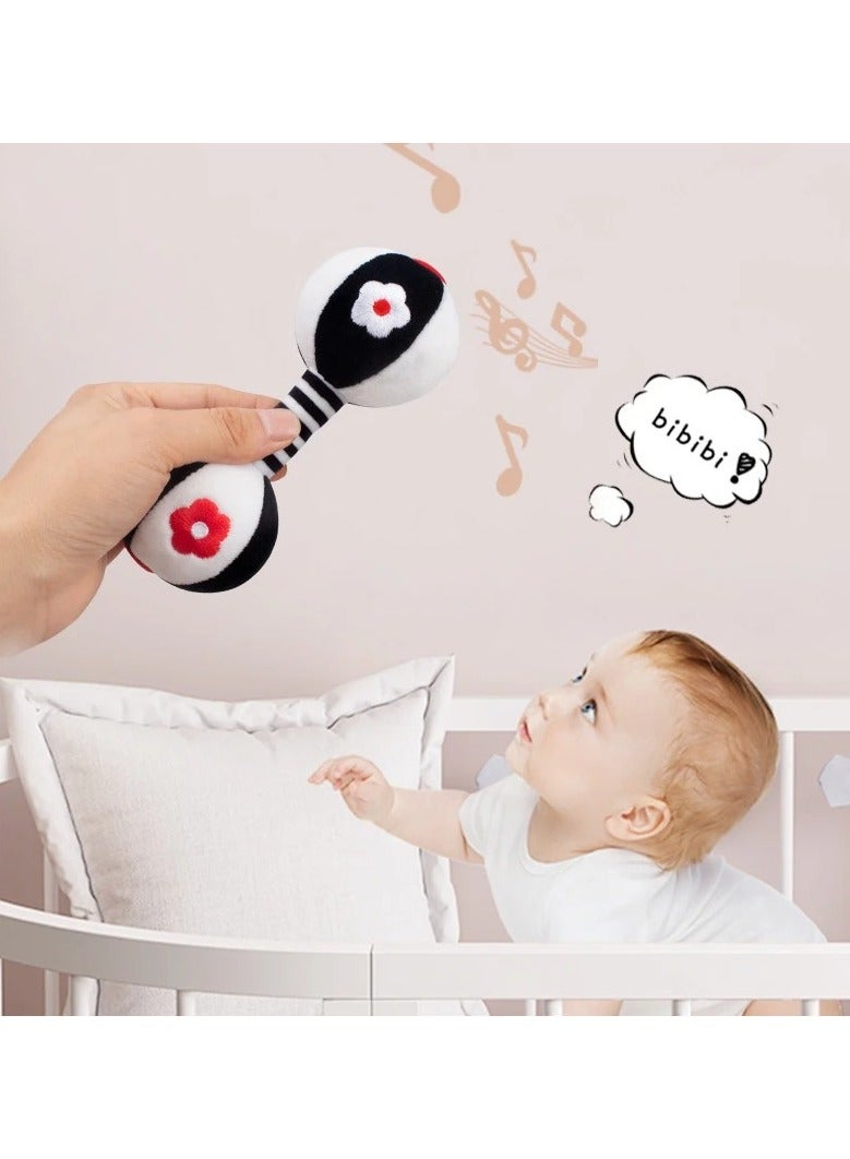 2-PCS Soft Rattles Newborn Baby Toys Car Seat Toys - Image 2