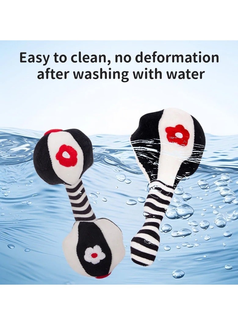 2-PCS Soft Rattles Newborn Baby Toys Car Seat Toys - Image 4