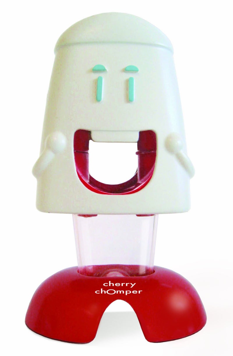 Talisman Designs Talisman Designs Cherry Pitter  Family Friendly Kitchen Tools  Fun  Functional Cherry Chomper  Olive  Cherry Seed Picker for Kids  Gift Item 