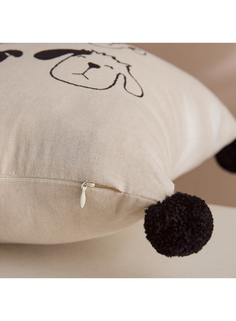Home Box Forresta Animal Faces Filled Cushion 45 x 45 cm  - Image 3