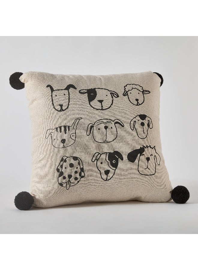 Home Box Forresta Animal Faces Filled Cushion 45 x 45 cm - Image 5